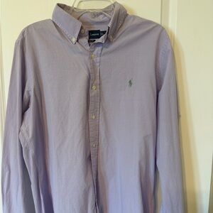 Ralph Lauren Lavender Men's Button Down Shirt